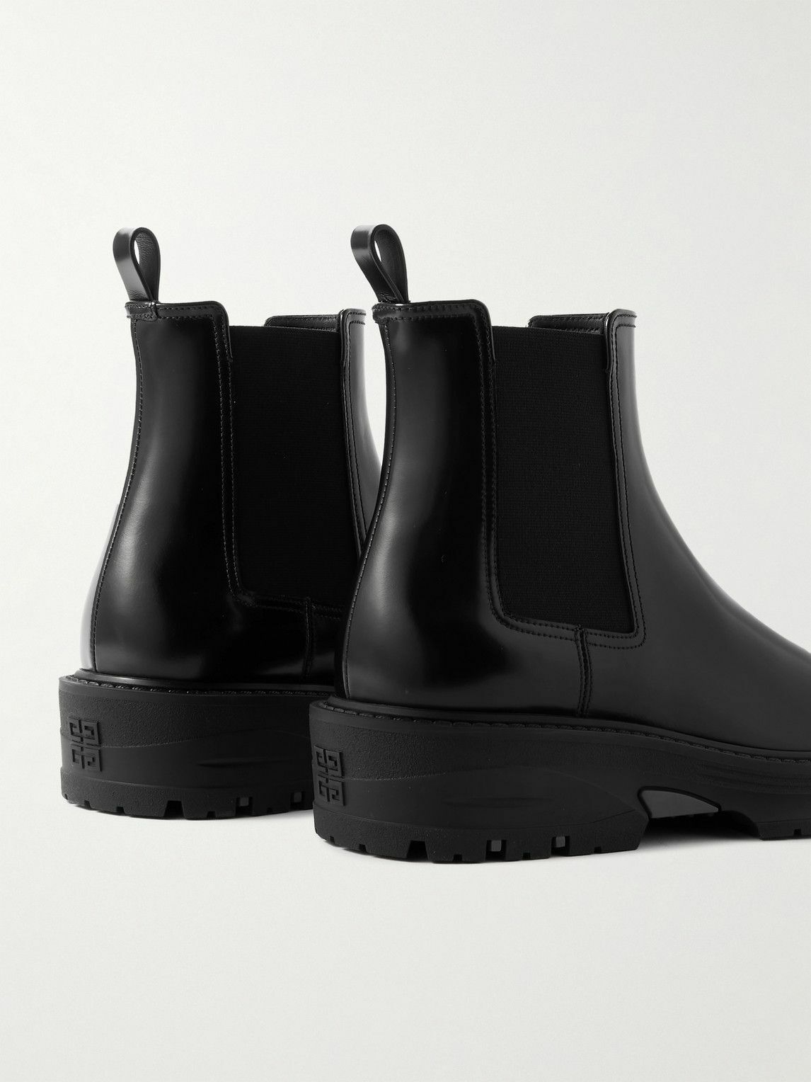 Givenchy - Glossed-Leather Chelsea Boots - Black Givenchy
