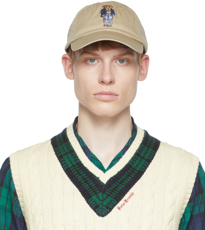 Photo: Polo Ralph Lauren Beige Bear Chino Ball Cap