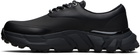 Comme des Garçons Homme Black Synthetic Leather Low Top Sneakers