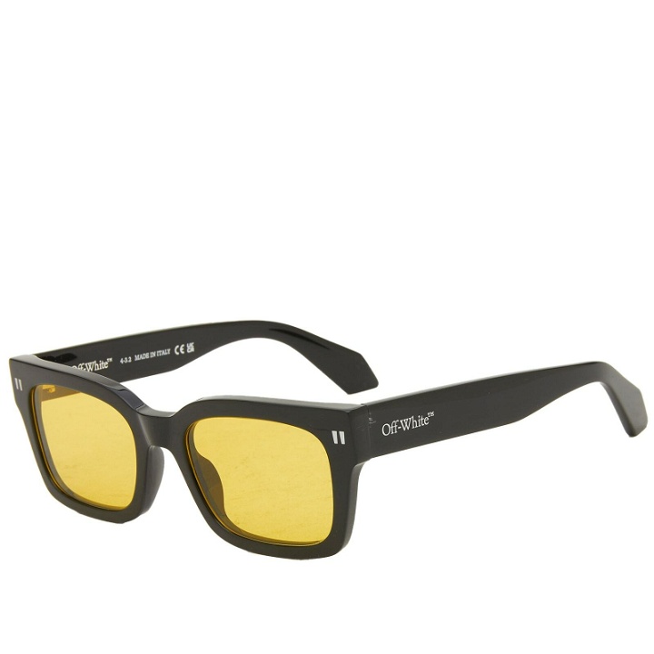Photo: Off-White Sunglasses Off-White Midland Sunglasses in Black/Yellow 
