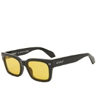 Off-White Sunglasses Off-White Midland Sunglasses in Black/Yellow 
