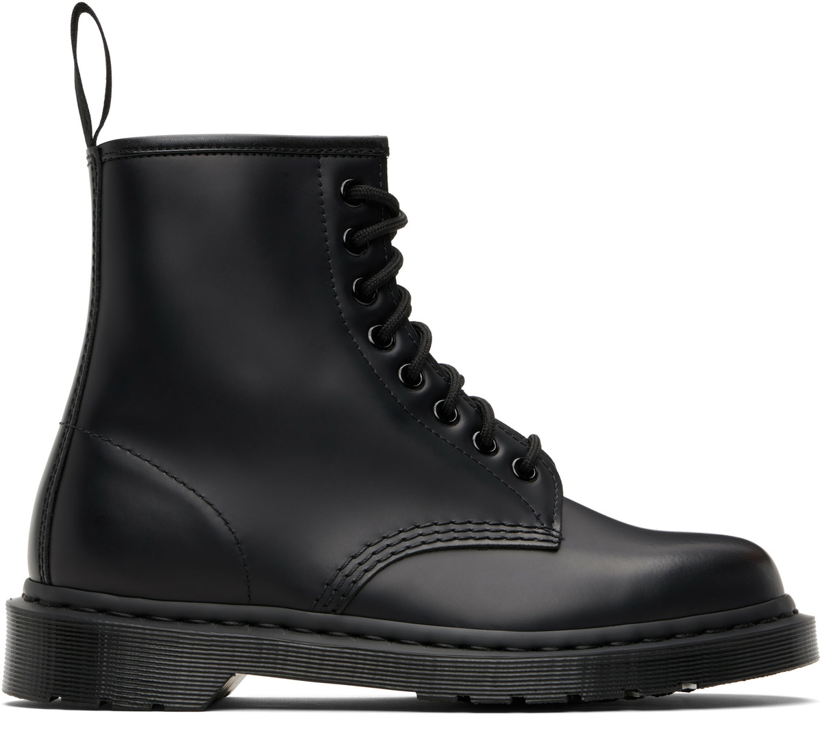 Dr. Martens Black 1460 Mono Lace Up Boots