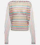 Missoni Mare Zig-zag knit top