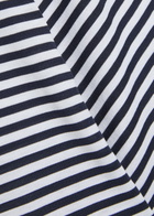 Sunspel Striped Cotton T-shirt Navy
