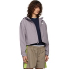 The North Face Purple Quest Cropped Waterproof Rain Jacket