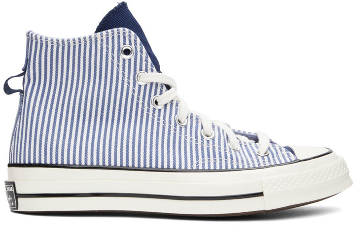 Photo: Converse Blue & White Chuck 70 Sneakers
