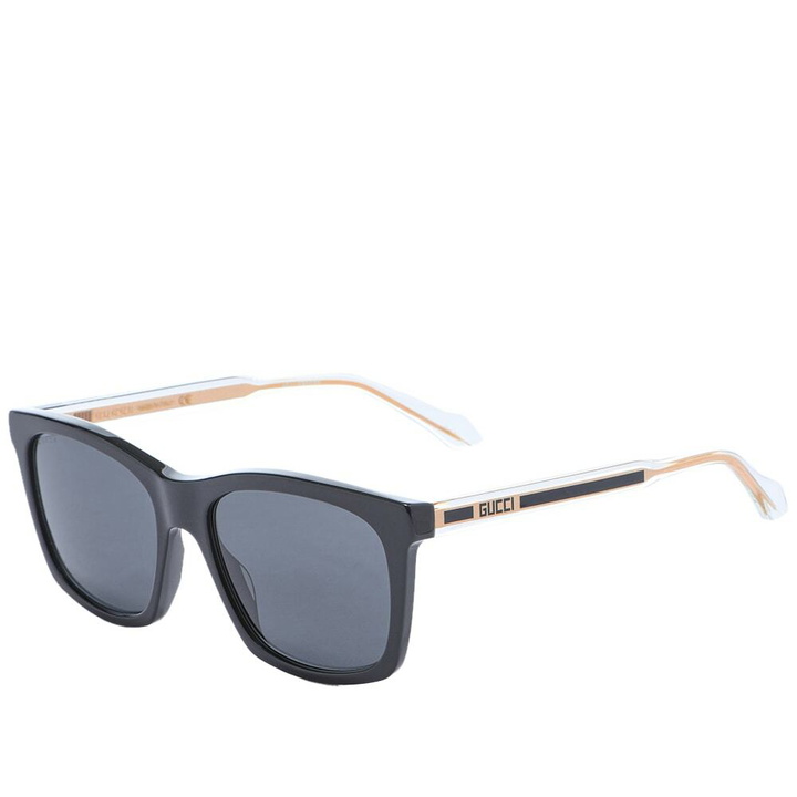 Photo: Gucci Men's Anima Decor Sunglasses in Black/Crystal