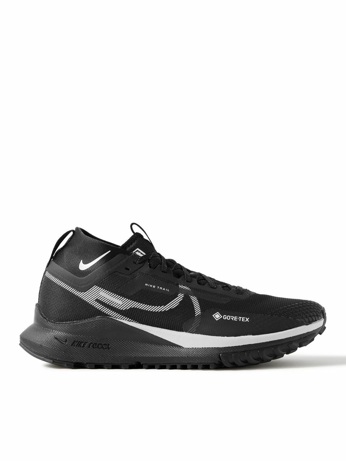 Nike Running - React Pegasus Trail 4 GORE-TEX® Running Sneakers - Black ...