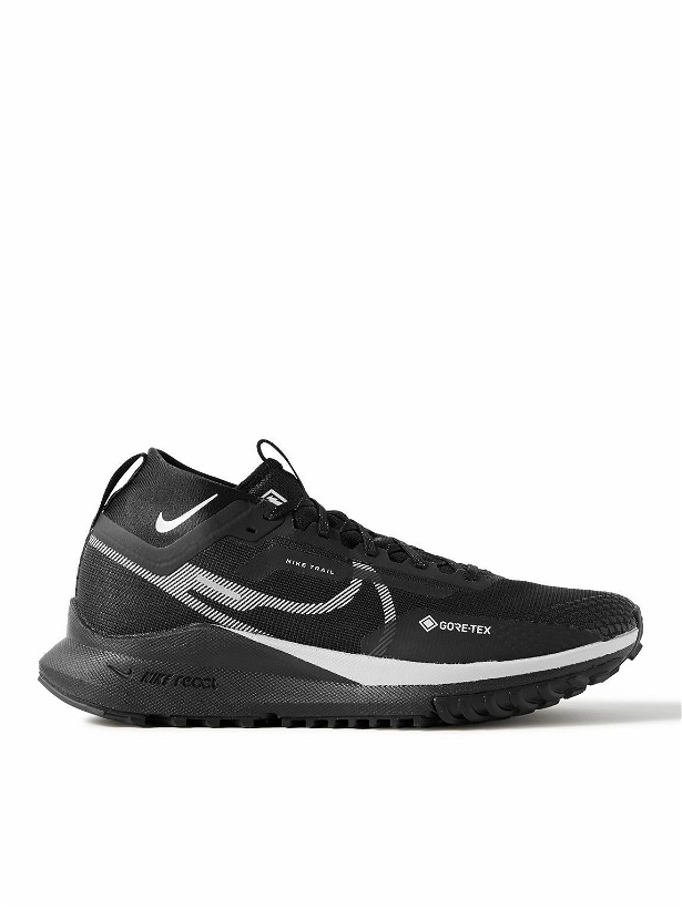 Photo: Nike Running - React Pegasus Trail 4 GORE-TEX® Running Sneakers - Black