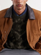 Aimé Leon Dore - Camouflage-Ribbed Wool Sweater - Green