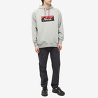 Nanga Men's Eco Hybrid Box Logo Hoody in Light Grey