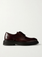 VINNY's - Officer Polished-Leather Derby Shoes - Burgundy