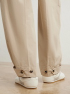 Bottega Veneta - Straight-Leg Cotton-Toile Cargo Trousers - Neutrals