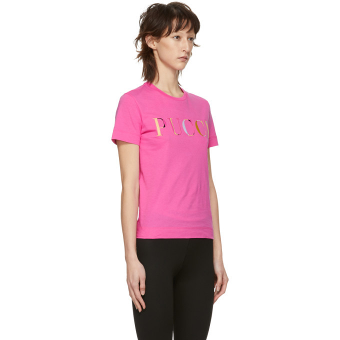 「新商品」に関するプレスリリース Pucci Emilio Pink Pucci Emilio T-Shirt Logo トップス