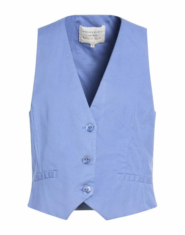 Photo: Alessia Santi Womens Tailored Vest Light in Blue