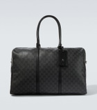 Gucci GG canvas leather-trimmed duffel bag