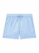 Frescobol Carioca - Salvador Straight-Leg Mid-Length Swim Shorts - Blue