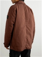Stone Island - Logo-Appliquéd David-TC Jacket with Quilted Shell Down Liner - Brown