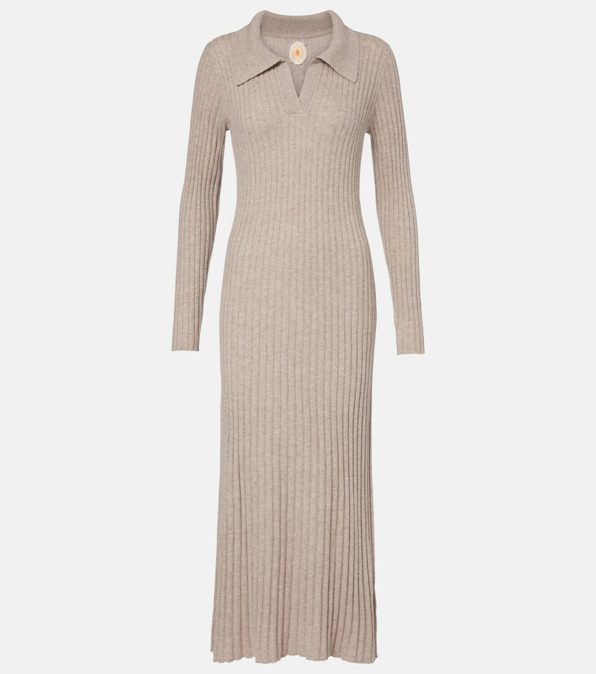 Jardin des Orangers Knitted cashmere polo dress