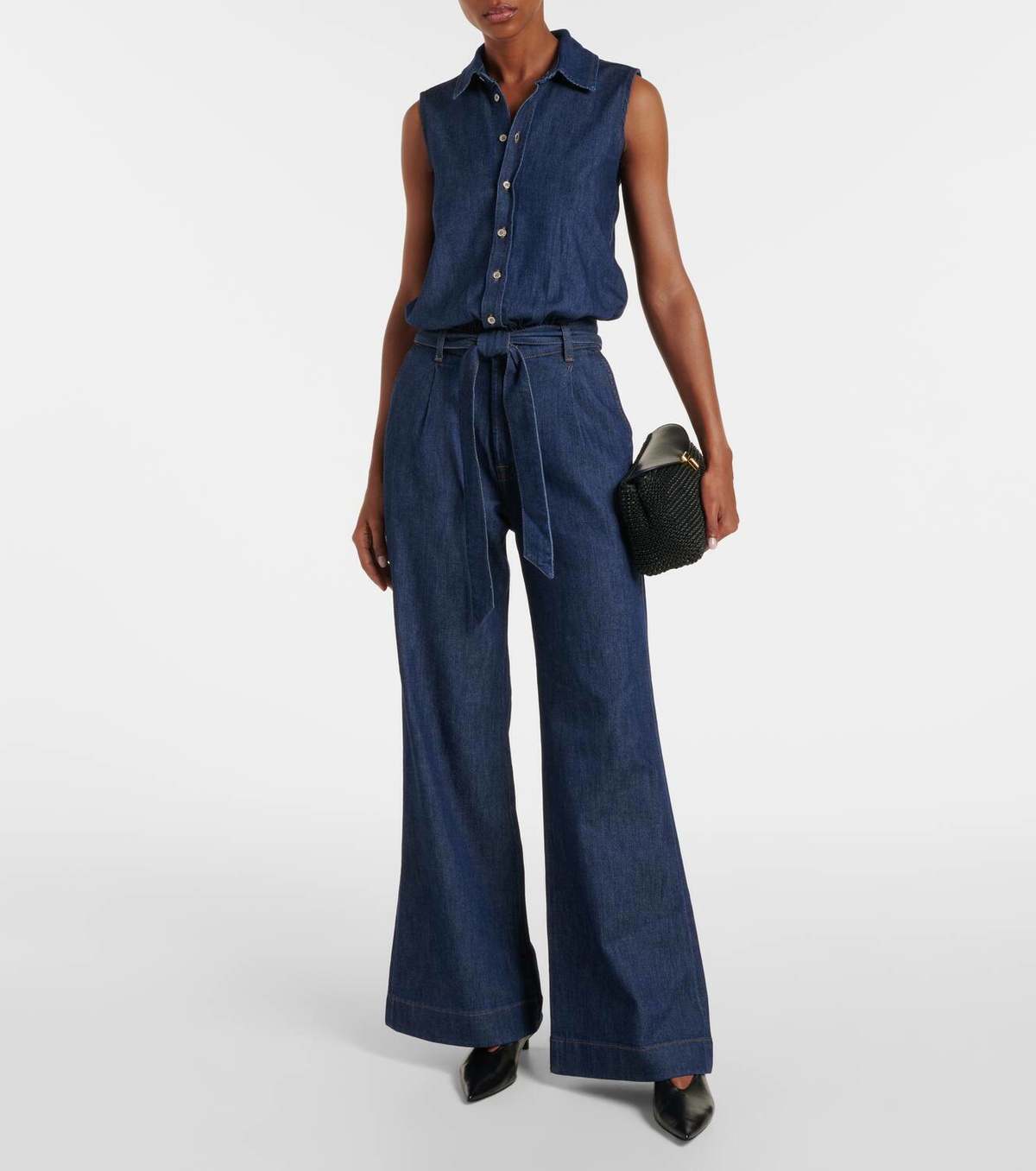 7 For All Mankind Denim jumpsuit