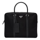 Prada Black Small Custmizable Briefcase
