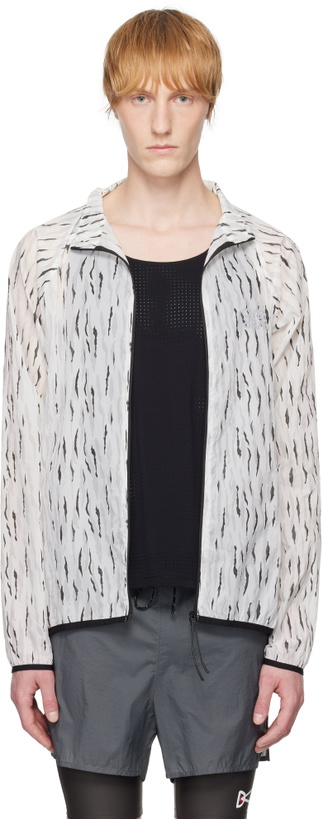 Photo: OVER OVER White & Black Taffeta Jacket