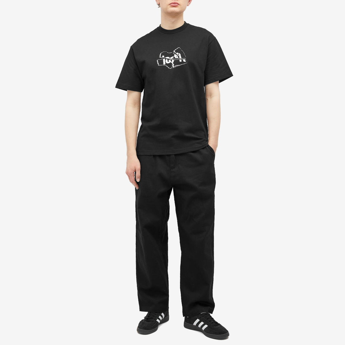 Lo-Fi Men's Broken Logo T-Shirt in Black