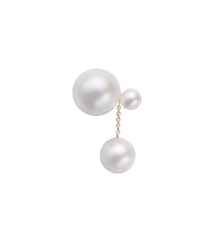 Photo: Sophie Bille Brahe Lou Perle 14kt gold single earring with freshwater pearls