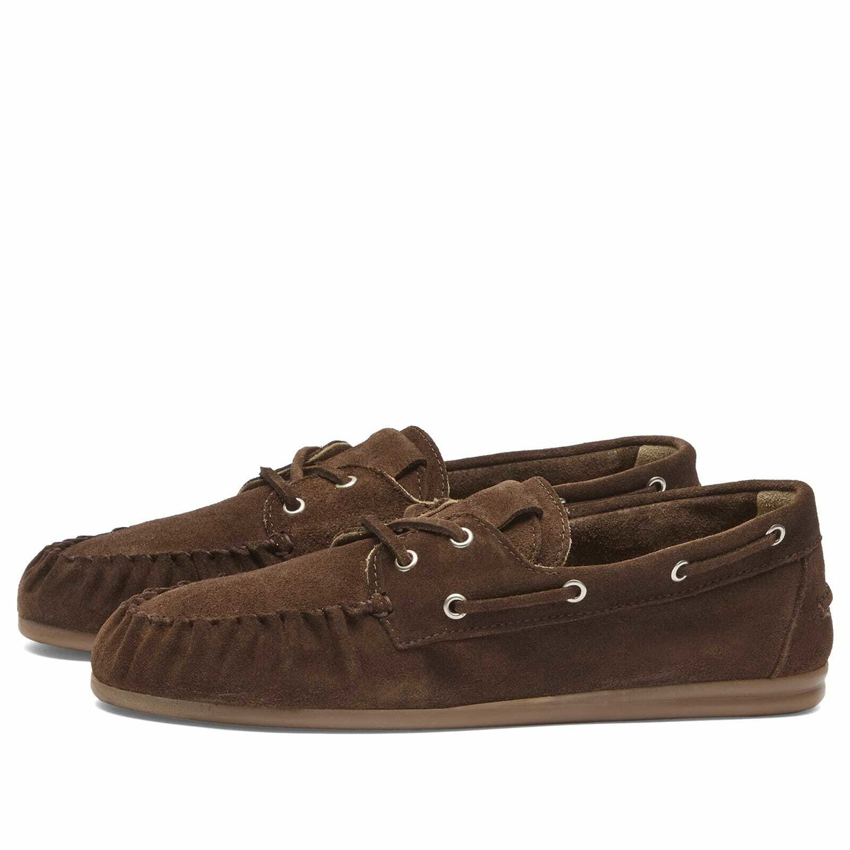 ALOHAS Women's Rowan Suede Leather Loafers in Suede Brown