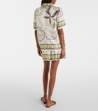 Tory Burch Printed silk shorts