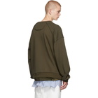 Juun.J Khaki Layered Sweater