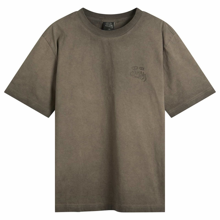 Photo: Karma8a Men's Logo Ombre T-Shirt in Brown