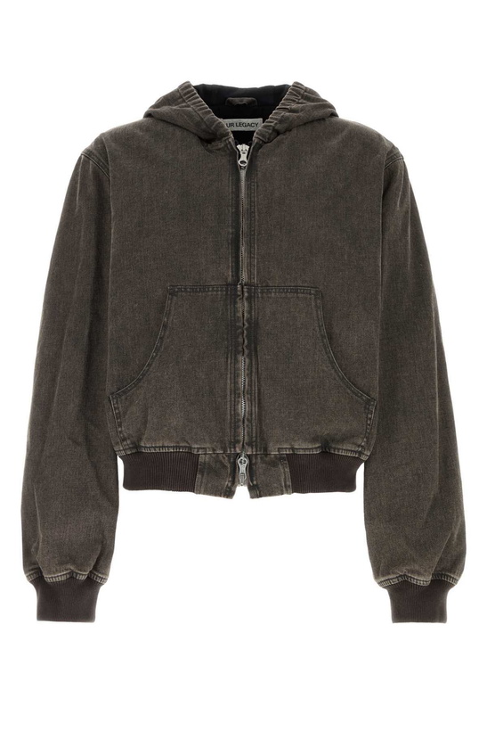 Photo: Our Legacy Charcoal Denim Bomber Jacket