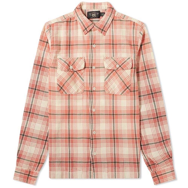 Photo: RRL Carter Checked Flannel Overshirt