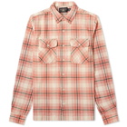 RRL Carter Checked Flannel Overshirt