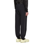 Off-White Black Elastic Cuff Track Pants