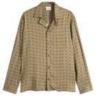 Drôle de Monsieur Men's Geometric Shirt in Kaki