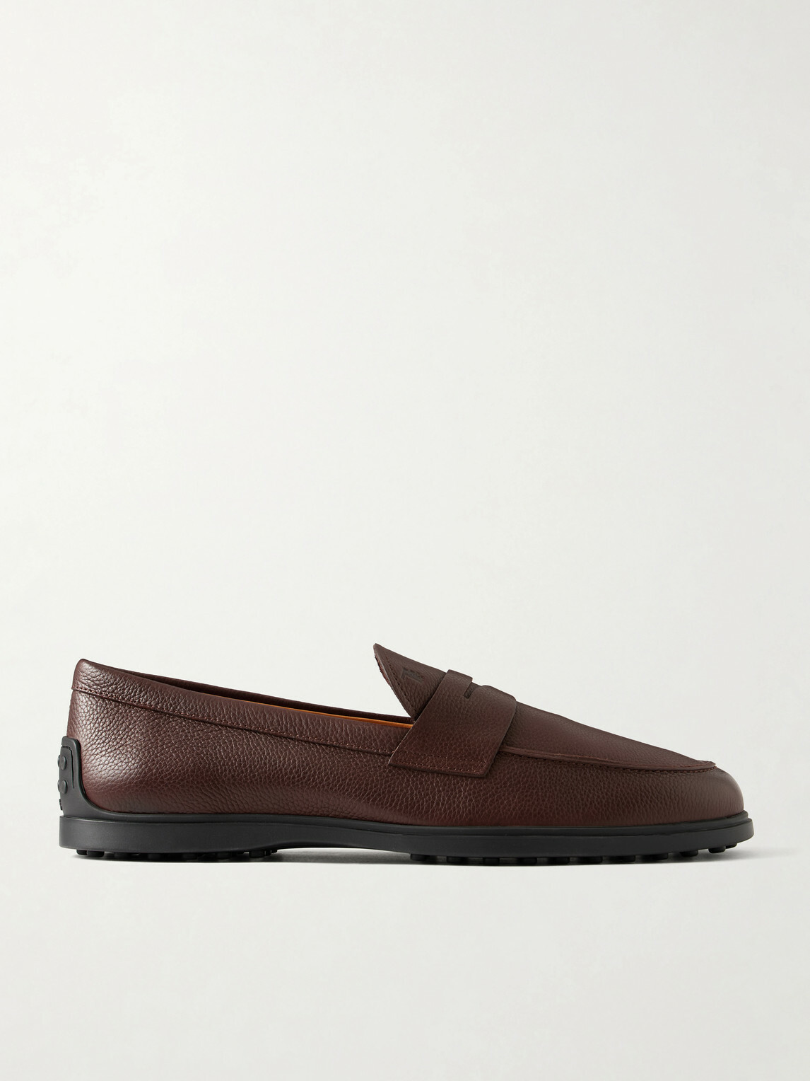 Tod's - Full-Grain Leather Penny Loafers - Brown