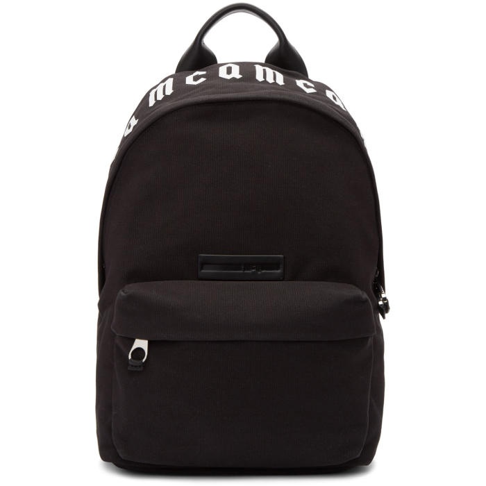 Photo: McQ Alexander McQueen Black and White Logo Backpack