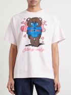 Story mfg. - Grateful Printed Organic Cotton-Jersey T-Shirt - Pink