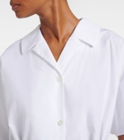 'S Max Mara Carisma belted cotton poplin shirt