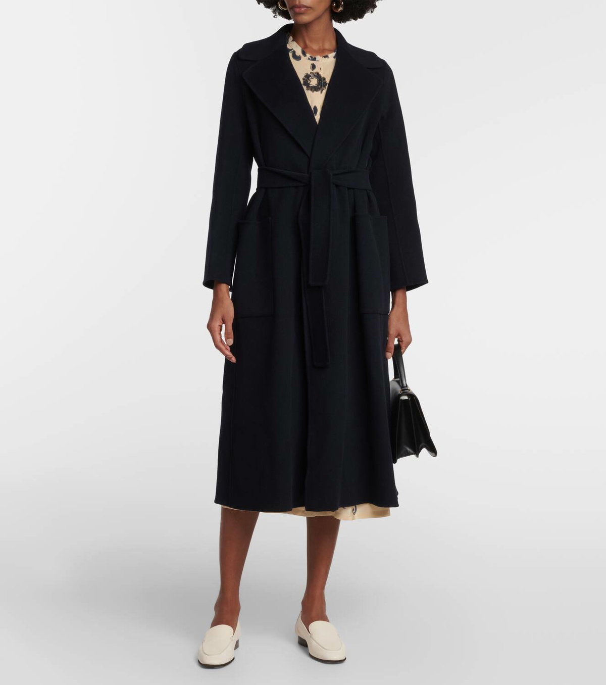 ルームウェア・パジャマ S MAX MARA PAOLORE WOOL ROBE COAT S Max Mara Paolore wool robe coat S Max Mara