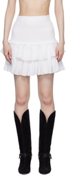Isabel Marant Etoile White Naomi Mini Skirt
