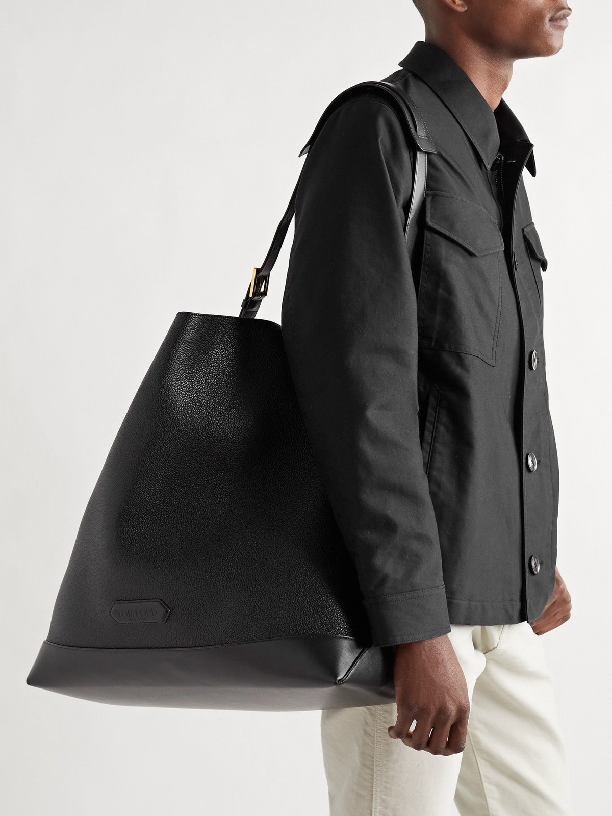 Tom Ford Men's Plain Leather Bag