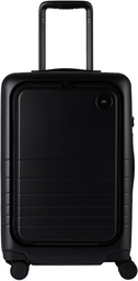 Monos Black Carry-On Pro Plus Suitcase