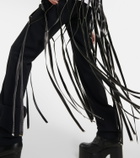 Noir Kei Ninomiya - Faux leather cutout maxi dress