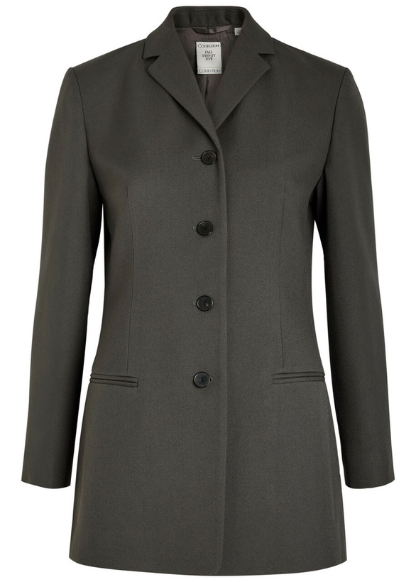 Photo: Calvin Klein Adrian Wool Blazer Grey