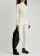 Canada Goose Georgian Roll-neck Wool Jumper White