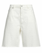 Halfboy Womens Denim shorts in White
