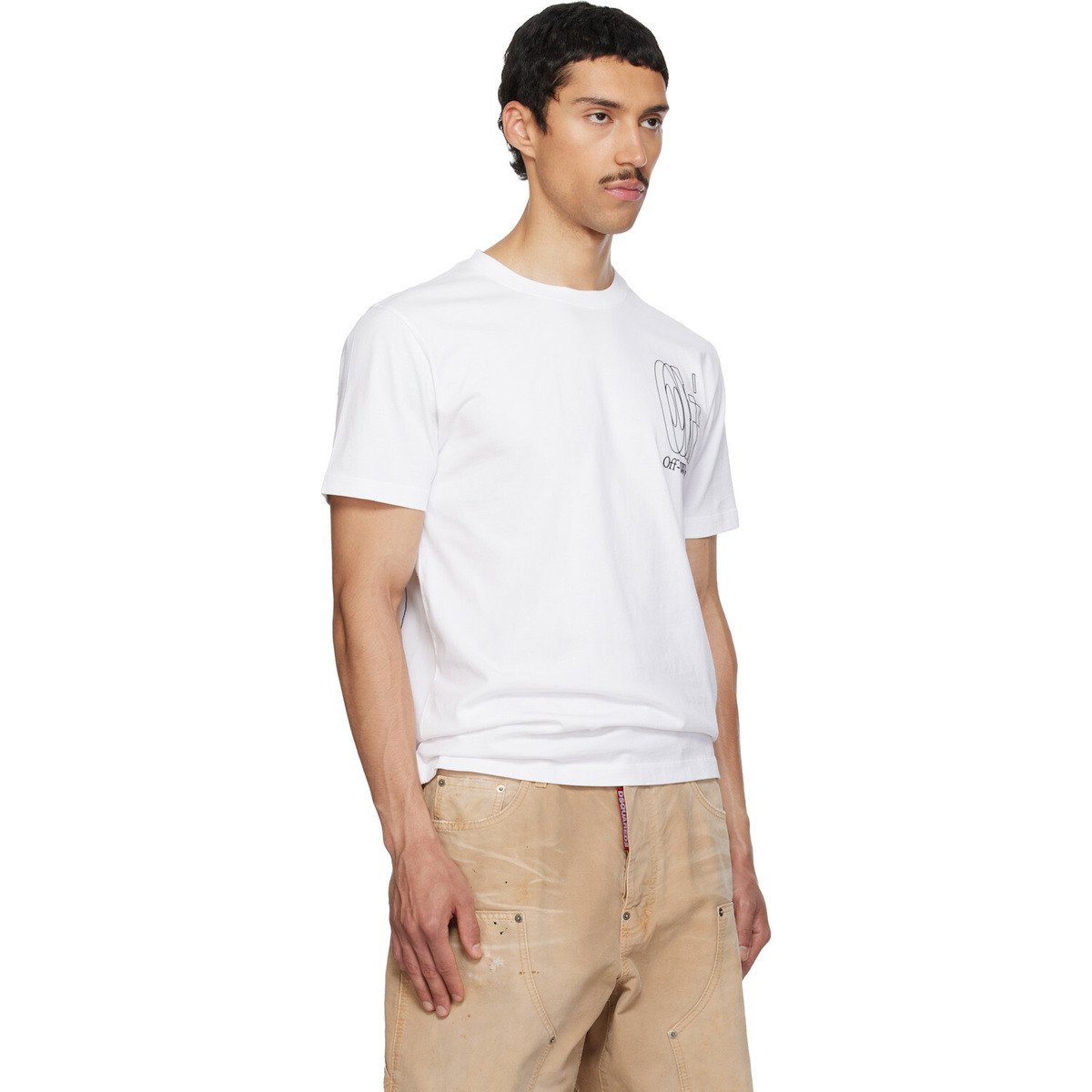 Off-White White Big Double Arrow Slim T-shirt